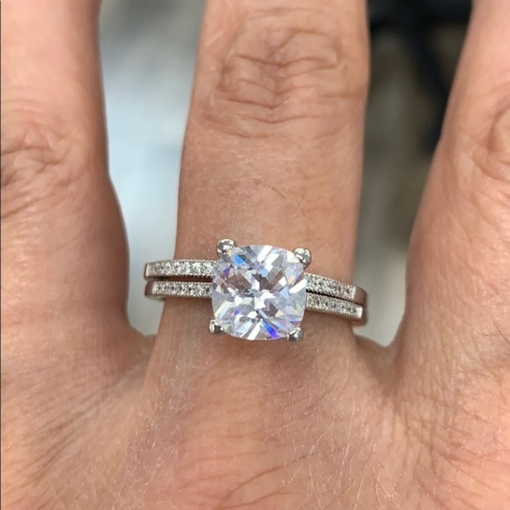 Sterling silver Engagement Ring